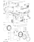 Схема №1 WA PURE 12 BW с изображением Модуль (плата) для стиральной машины Whirlpool 481221470586