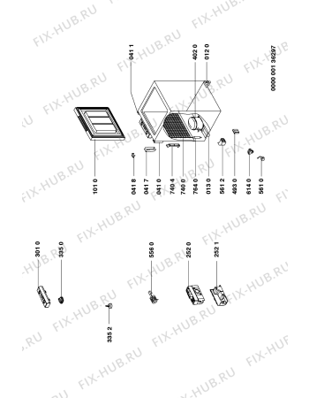 Схема №1 AFG 530/G с изображением Мини-ручка для холодильника Whirlpool 481928228714