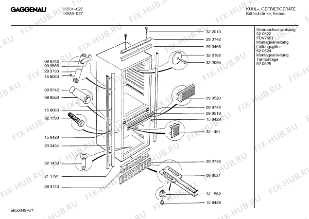 Схема №4 IK531027 с изображением Компрессор для холодильной камеры Bosch 00141685
