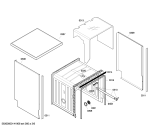 Схема №3 3VS340BP с изображением Передняя панель для посудомойки Bosch 00662589