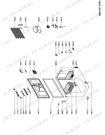 Схема №1 GTEA365OPTIMA+ с изображением Дверка для холодильной камеры Whirlpool 480132101101