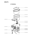 Схема №1 KY700000/AL с изображением Элемент корпуса для электромультиварки Krups SS-992314