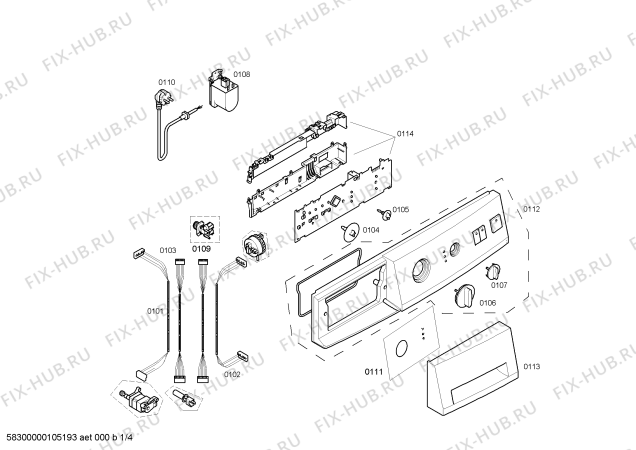 Схема №3 WM53661BY SIWAMAT XL536 с изображением Ручка для стиралки Siemens 00483970