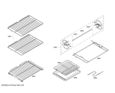 Схема №5 PODC302 с изображением Панель для плиты (духовки) Bosch 00144683