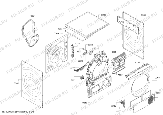 Схема №5 WTY88703 HomeProfessional SelfCleaning Condenser A+++ с изображением Люк для сушильной машины Bosch 11004531