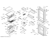 Схема №3 KGN56AW22N с изображением Дверь морозильной камеры для холодильной камеры Bosch 00688508