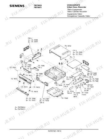 Схема №10 FM706Q1 с изображением Инструкция по эксплуатации для видеоаппаратуры Siemens 00530796