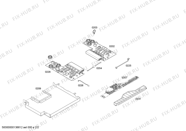 Взрыв-схема вытяжки Gaggenau CI273112 GA.4I.70.TOP.BR.FS.GG FRAME - Схема узла 02