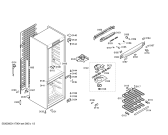 Схема №1 3KEB6610 с изображением Дверь для холодильной камеры Bosch 00244315