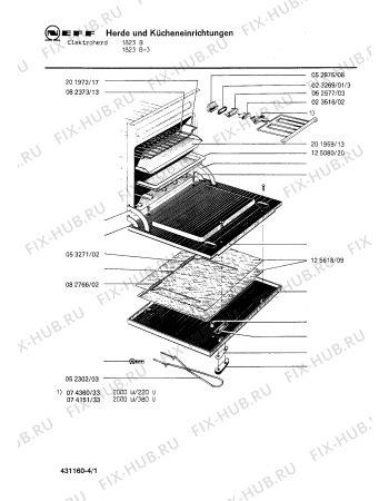 Схема №3 1050UF с изображением Переключатель для электропечи Bosch 00024119