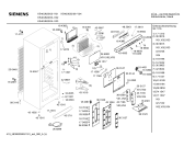 Схема №3 KS40U622 с изображением Дверь для холодильной камеры Siemens 00240720