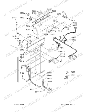 Схема №5 NTW5800TQ0 с изображением Электролиния Whirlpool 480110100359