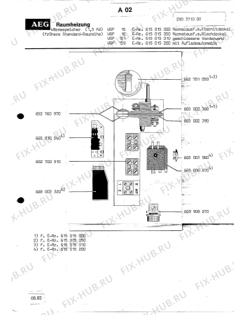 Взрыв-схема посудомоечной машины Aeg WAESP WSP 159 - Схема узла Section1