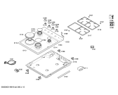 Схема №1 EC61121LT с изображением Столешница для электропечи Siemens 00249424