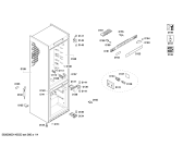 Схема №2 KGN39A97 с изображением Дверь для холодильной камеры Bosch 00249230