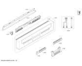 Схема №4 63013993110 с изображением Крышка для электропосудомоечной машины Bosch 00621095