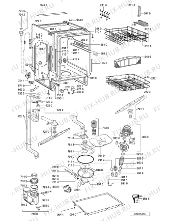 Схема №2 ADG 642/1 IX с изображением Обшивка для посудомоечной машины Whirlpool 481245372742