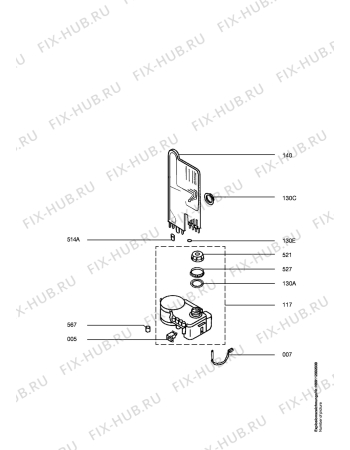 Схема №5 FAV80860IW с изображением Модуль (плата) управления для посудомоечной машины Aeg 973911234696020