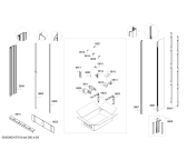 Схема №5 T24BR70FS с изображением Стеклопанель для холодильной камеры Bosch 00678146