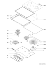 Схема №1 AKT 890/IX/01 с изображением Керамическая поверхность для электропечи Whirlpool 481244030017