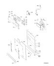 Схема №1 DWH C40 W 601.097.71 с изображением Обшивка для электропосудомоечной машины Whirlpool 481245373281