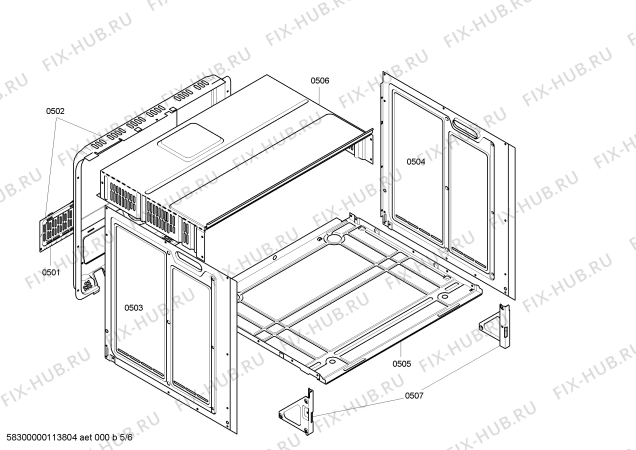 Схема №3 HEN380640 с изображением Панель управления для духового шкафа Bosch 00660066
