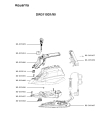 Схема №1 DW3110D1/90 с изображением Рукоятка для электроутюга Rowenta RS-DC0486
