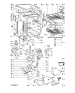 Схема №1 ADP 968/2 NB с изображением Мини-ручка для посудомойки Whirlpool 481241358935