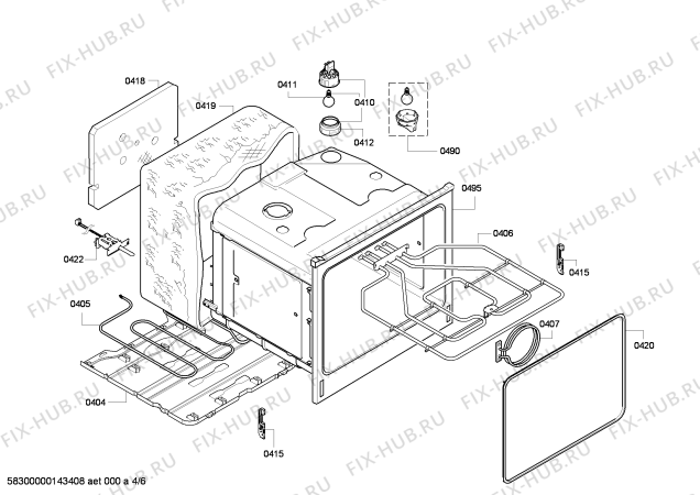 Схема №5 B15E54S0GB с изображением Панель управления для плиты (духовки) Bosch 00675072