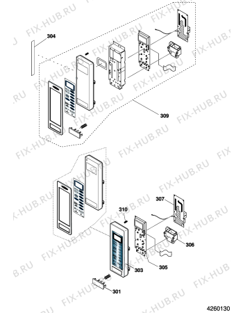 Схема №3 MW221IX (F028378) с изображением Другое для электропечи Indesit C00096536
