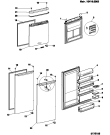 Схема №1 MT331TLEX (F025167) с изображением Дверца для холодильника Indesit C00088553