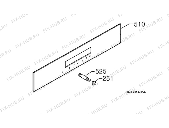 Взрыв-схема плиты (духовки) Rex Electrolux FMQ0100ANE - Схема узла Command panel 037