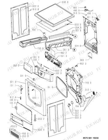 Схема №1 AWZ9813 (F092471) с изображением Руководство для стиральной машины Indesit C00371483
