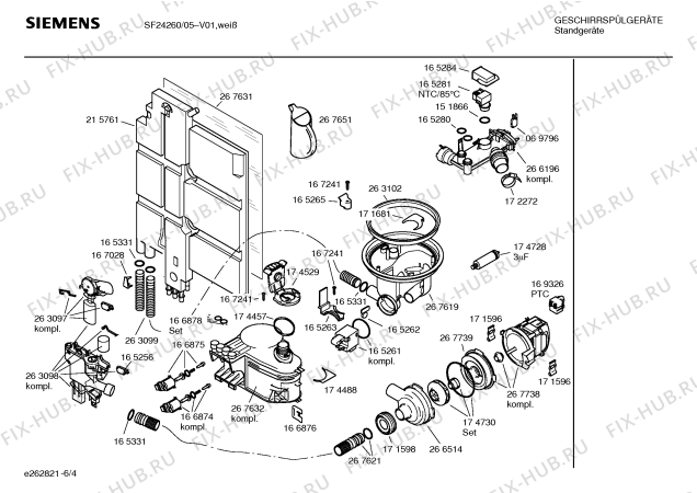 Схема №2 SF34560 с изображением Инструкция по эксплуатации для электропосудомоечной машины Siemens 00528953
