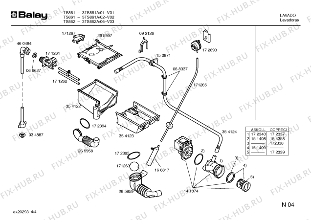Схема №2 3TS871A TS871 с изображением Ручка для стиралки Bosch 00267005