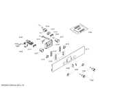 Схема №3 HBN330540 с изображением Панель управления для плиты (духовки) Bosch 00660908