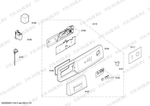 Схема №3 WLF20180OE с изображением Ручка для стиралки Bosch 00498999