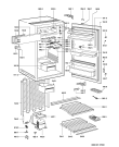 Схема №1 EV 2543/3/BR CH с изображением Дверца для холодильной камеры Whirlpool 481244078939