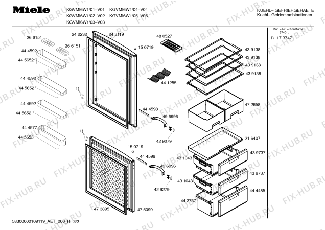 Схема №2 KGVMI6W2 KD1450S/GB с изображением Дверь для холодильника Bosch 00243119