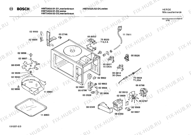 Схема №2 HF14000 с изображением Контактная пленка для микроволновой печи Siemens 00058441