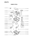 Схема №1 KM850110/7QA с изображением Выключатель для электрокофеварки Krups SS-202054