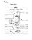 Схема №1 FG190110/87A с изображением Корпусная деталь для кофеварки (кофемашины) Moulinex SS-202178