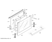 Схема №4 HB330750S с изображением Фронтальное стекло для плиты (духовки) Siemens 00471953