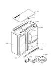 Схема №8 KRBC 9010/l LH с изображением Крышка для холодильной камеры Whirlpool 480132101917