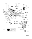 Схема №1 AKR 520 WH с изображением Другое для вытяжки Whirlpool 480122101737