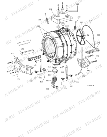 Схема №3 WML520PUKK (F065125) с изображением Наставление для стиралки Indesit C00271904
