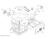 Схема №4 3HB469XC с изображением Модуль управления, запрограммированный для плиты (духовки) Bosch 00746092