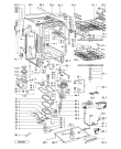 Схема №2 GSI 5740 W-BR с изображением Панель для электропосудомоечной машины Whirlpool 481245371005
