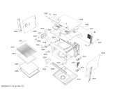 Схема №1 BMP250110 с изображением Дверь для духового шкафа Bosch 00770749