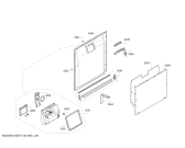 Схема №5 SMU50E35AU с изображением Панель управления для электропосудомоечной машины Bosch 00705375